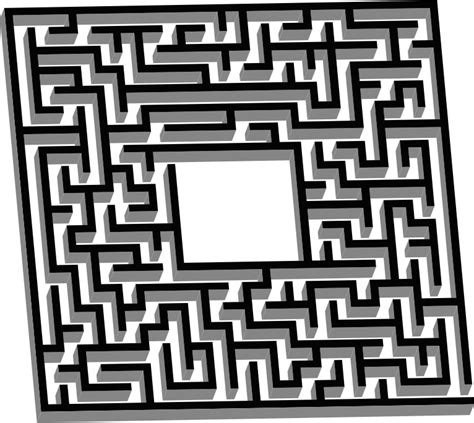 3d Maze Openclipart