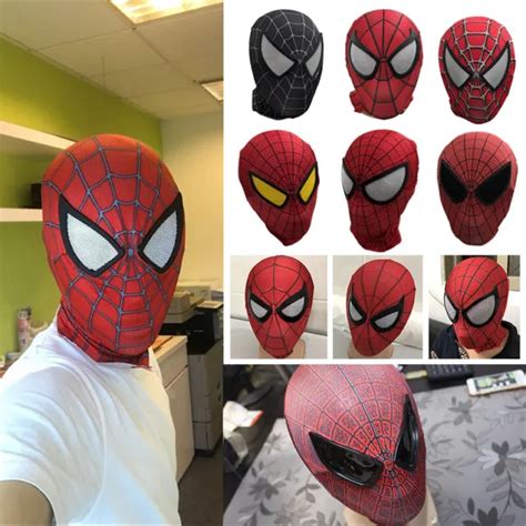 Amazing Spider Man 2 Mask Spiderman Halloween Cosplay Costume Face