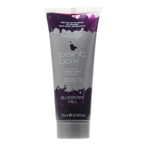 Keeping your hair moisturized will help maintain the color. Fudge Paintbox Semi-Permanent Hair Dye - Blueberry Hill