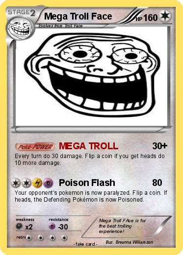 Pokémon Mega Troll Face Mega Troll My Pokemon Card