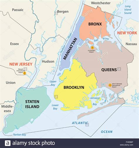 Map Of The 5 Boroughs
