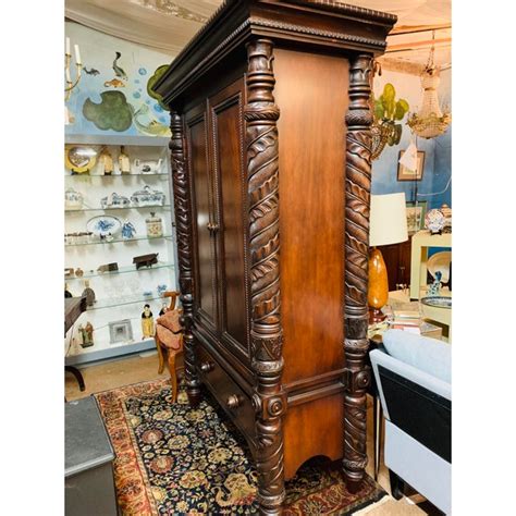 Pedestal drum table mahogany side table hickory chair james river collection freewheelfinds 4.5 out of 5 stars (103) $ 1,095.00 free shipping add to favorites polo ralph lauren large mahogany 21 drawer tall chest. 1990s Ralph Lauren Safari Collection Mahogany Armoire ...