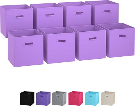 Cube Storage Baskets For Organizing 11 Inch Set Of 8