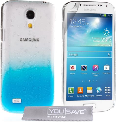 Yousave Accessories Coque Rigide Pour Samsung Galaxy S4 Mini Bleu