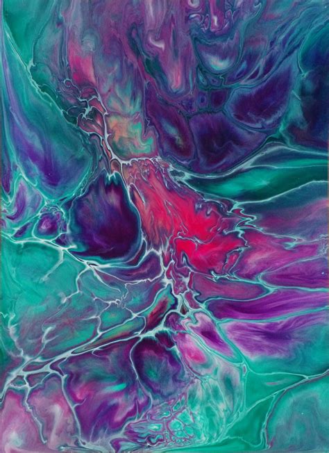 Maria Brookes Art Pouring Painting Acrylic Pouring Abstract