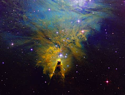 Cone Nebula Part Of The Nebulosity Around Ngc 2264 Ha Oiii Sii