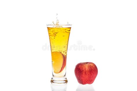 Apple Juice Splash Stock Photo Image Of Juice Beverage 61150450