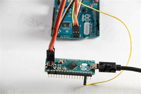 Arduino Micro As Isp Flashing The Bootloader Of An Arduino Leonardo