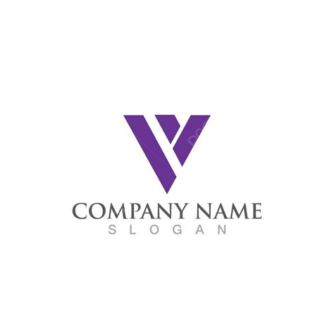 V Letter Logo And Symbol Vector Logo Template Company Letter Vector