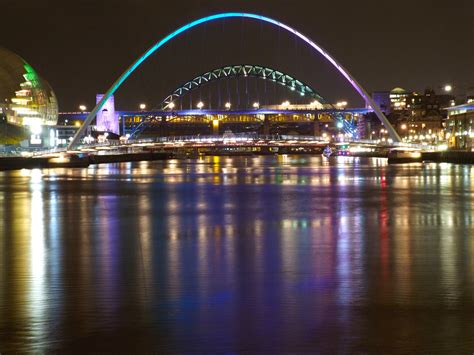 Photographs Of Newcastle Newcastle Quayside At Night January 2016
