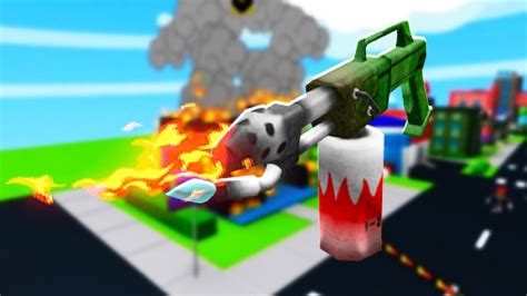 Burning Roblox Down In Flamethrower Simulator Jeromeasf Roblox Youtube