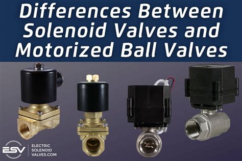 Difference Between Electric Solenoid Valve And Motorized Ball Valve