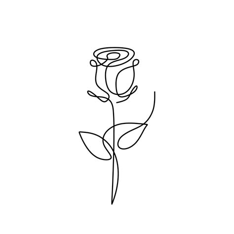 Rose Line Art Flower Line Art Rose Line Art Roses Dra