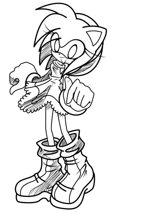 Sonic and amy coloring pages. coloring pages amy rose - Manet