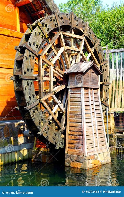 Old Watermill Stock Image Image Of Vintage Motion Retro 34703463