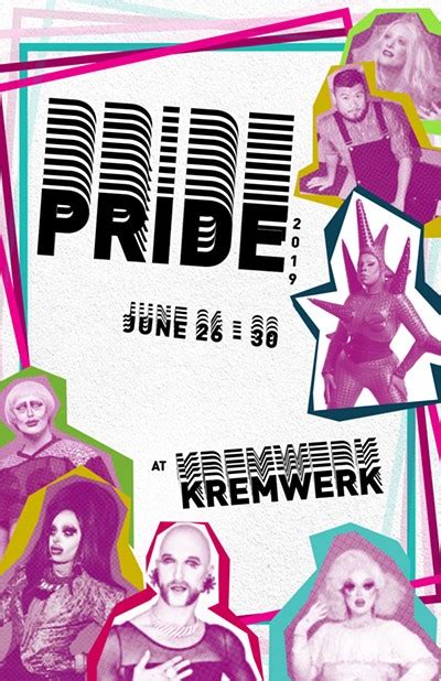 Kremwerk Complex Pride Week 2019 — Kremwerk Timbre Room Cherry Complex