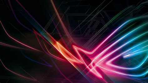 Asus Rog Neon Logo 4k Wallpapers Hd Wallpapers Porn Sex Picture