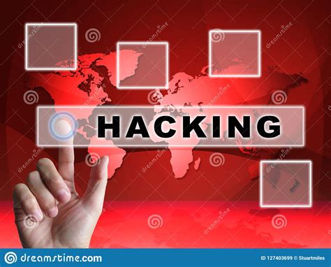 Russia Hacking American Elections Data 3d Illustration Stock Image ...