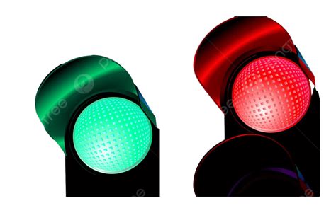 إشارة التحكم في حركة المرور باللونين الأحمر والأخضر باتجاه النظام