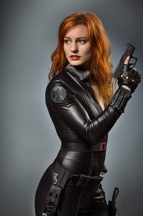 Character Black Widow Natasha Romanova Marvel Comics Versión Avengers Movie Cosplayer