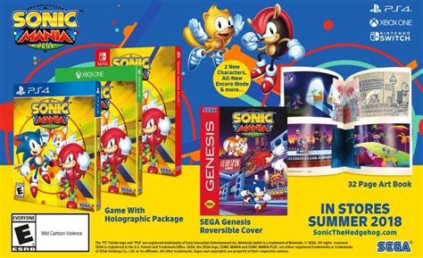 Sonic Mania Is Getting An Expanded Plus Release This Summer