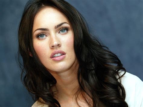 free download hd wallpaper women s black hair megan fox actress portrait beautiful woman