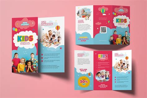 15 Best Kids School Brochure Templates Download Graphic Cloud