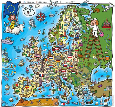 Map Of Europe Map For Children Online Maps And