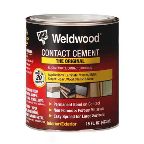 DAP Weldwood Off-white Interior/Exterior Contact Cement Construction