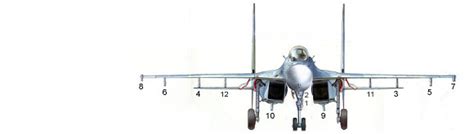 Milavia Aircraft Sukhoi Su 27 Flanker Armament Weapons
