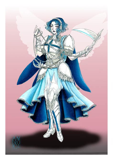 Commission Dnd Aasimar Paladin By Andromeda Fae On Deviantart