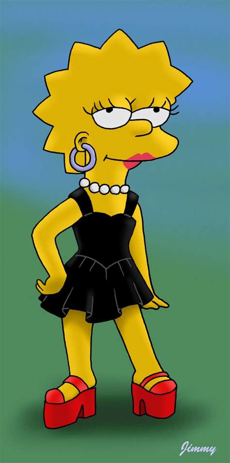 Sultry Lisa By Jm600r On Deviantart Simpsons Art The Simpsons Lisa Simpson