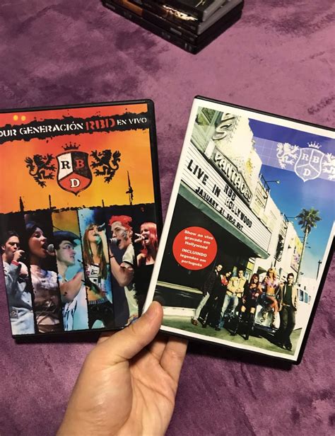 Dvds Rbd Tour Generacion e Live In Hollywood Item de Música Dvd Usado enjoei