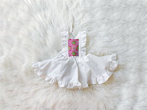 hmong-baby-girl-clothes-white-girl-pinafore-dress-baby-girl-etsy