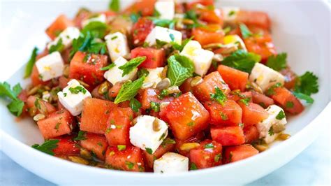 Our Favorite Watermelon Salad Recipe With Herbs And Feta Watermelon