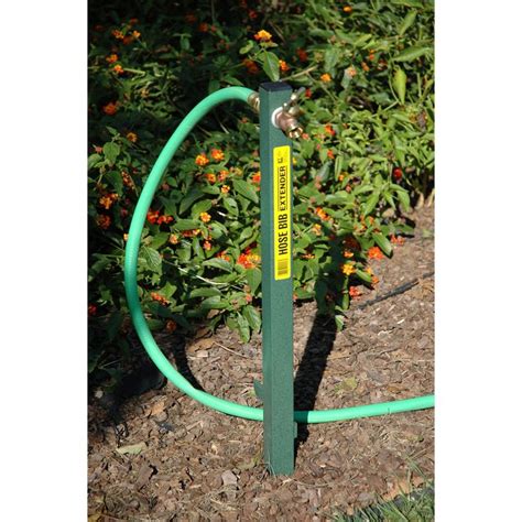 Optionally, the hose bib extender easily slides over a fencing t post. Yard Butler HBE-6 Hose Bib Extender (With images) | Garden ...