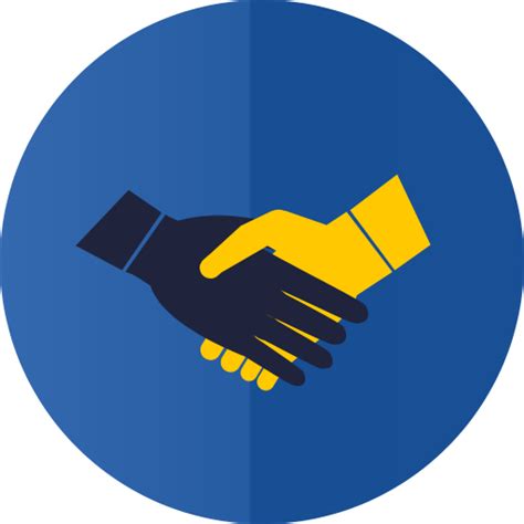 Handshake Partnership Hands Icon Free Download