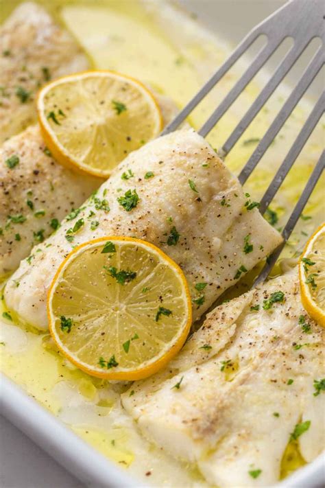 The Best Lemon Baked Cod Recipe Little Sunny Kitchen