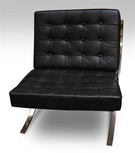 Find great deals on ebay for barcelona style chair. Black Leather Barcelona Style Chair | Olde Good Things