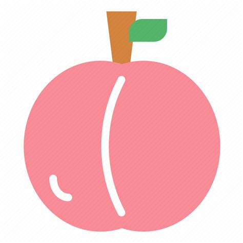 Fruit Peach Food Sweet Icon Download On Iconfinder