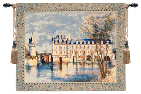 Chenonceau Castle European Wall Hangings Traditional Tapestries