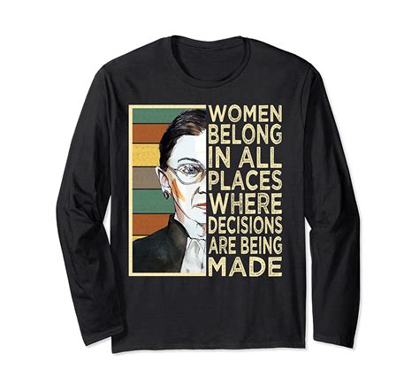 Ruth Bader Ginsburg Notorious Rbg Shirt Quote Feminist T Long Sleeve T Shirt