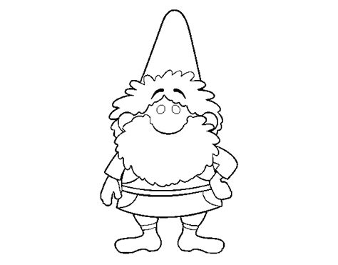 Dibujo Para Colorear Gnome Gnomo Dibujos Para Imprimir Gratis Img