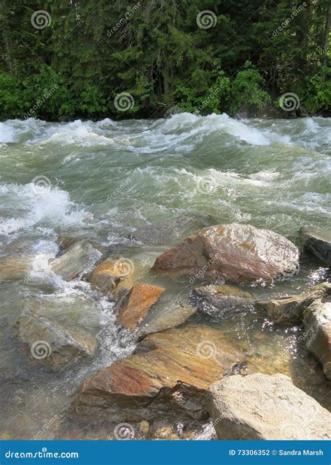 Bc Rapids Stock Photo Image Of Rafting Rocks Perseverence 73306352