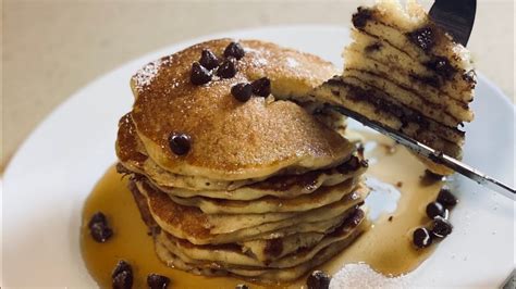 Buttermilk Chocolate Chip Pancakes Youtube