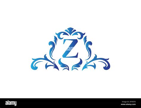 Monogram Letters Z Floral Alphabet Monogram Initials Perfectly For