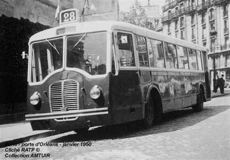 Paris Autobus 1940 1950 Transport Urbain Cars Camion Voitures De Collection