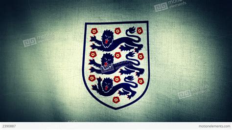 The flag of england is derived from saint george's cross (heraldic blazon: World Cup England National Football Team Flag Text Stock Animation | 2390887