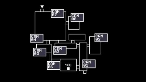 Fnaf Map Layout Map