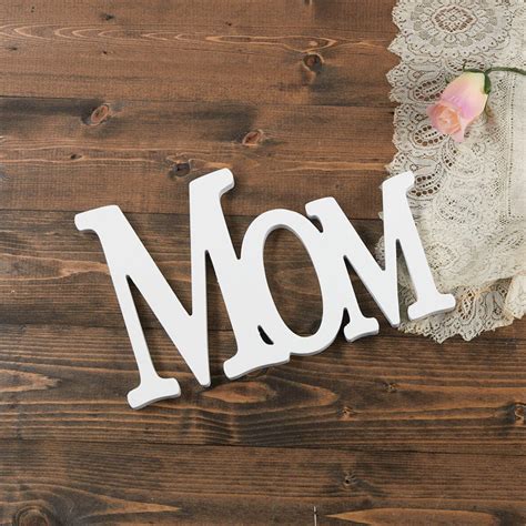 Standing Mom Sign Word And Letter Cutouts Wood Crafts Craft